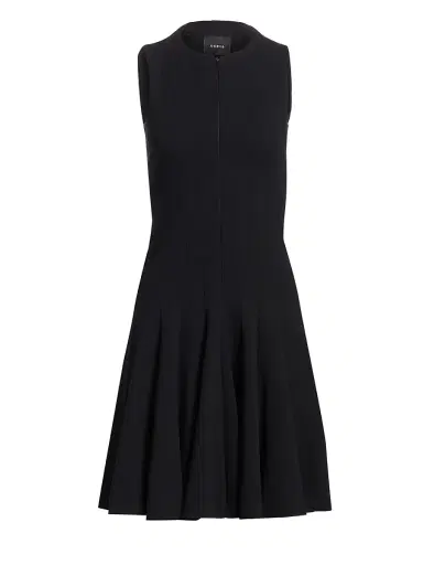 Akris Women's Double-Face Flare Dress - Black - Size 16 | Thumbnail 5 Akris Women's Double-Face Flare Dress - Black - Size 16 | Thumbnail 5