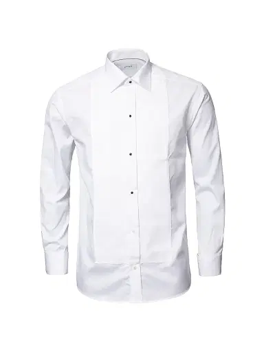 Eton Men's Classic-Fit Piqué Formal Shirt - White - Size 19 | Thumbnail 6 Eton Men's Classic-Fit Piqué Formal Shirt - White - Size 19 | Thumbnail 6