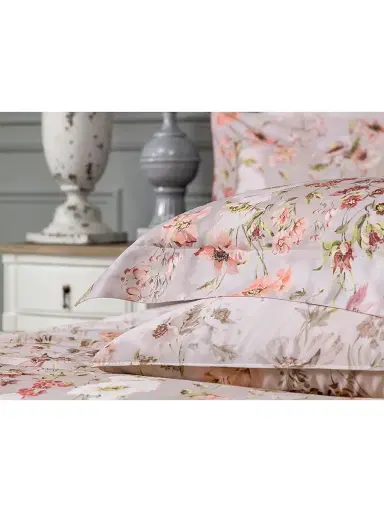 Togas Henrietta Duvet Cover & Sham Collection - Pink Beige White King | Thumbnail 8 Togas Henrietta Duvet Cover & Sham Collection - Pink Beige White King | Thumbnail 8