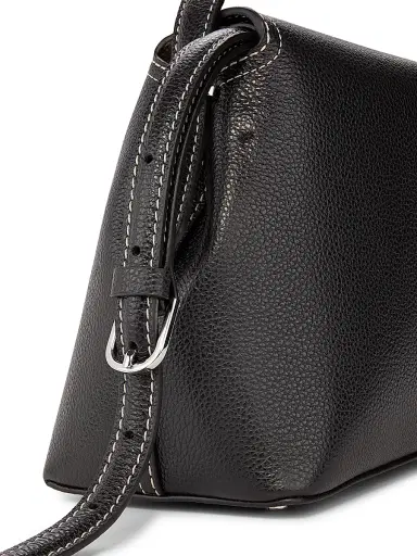 Toteme Women's T-Lock Leather Top-Handle Bag - Shark | Thumbnail 12 Toteme Women's T-Lock Leather Top-Handle Bag - Shark | Thumbnail 12
