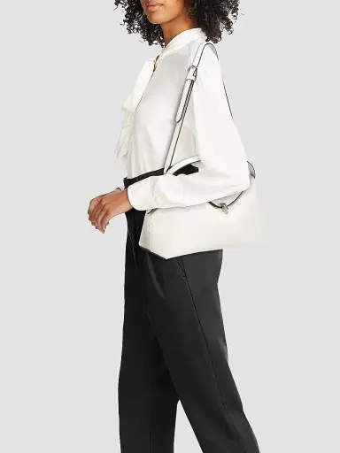 Toteme Women's T-Lock Leather Top-Handle Bag - Shark | Thumbnail 16 Toteme Women's T-Lock Leather Top-Handle Bag - Shark | Thumbnail 16