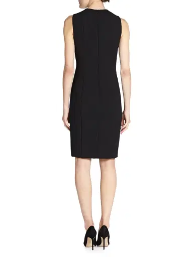 Akris Women's Architecture Collection Double-Face Wool Dress - Black - Size 16 | Thumbnail 4 Akris Women's Architecture Collection Double-Face Wool Dress - Black - Size 16 | Thumbnail 4