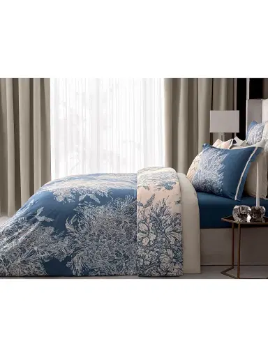 Togas Fonteni Duvet Cover & Sham Collection - Blue Peach Queen | Thumbnail 2 Togas Fonteni Duvet Cover & Sham Collection - Blue Peach Queen | Thumbnail 2