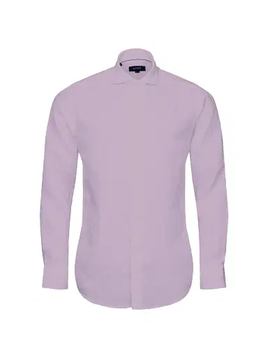 Eton Men's Contemporary-Fit Linen Shirt - Purple - Size 18 | Thumbnail 2 Eton Men's Contemporary-Fit Linen Shirt - Purple - Size 18 | Thumbnail 2