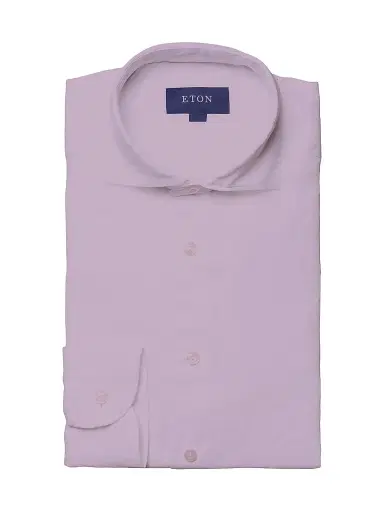 Eton Men's Contemporary-Fit Linen Shirt - Purple - Size 18 | Thumbnail 1 Eton Men's Contemporary-Fit Linen Shirt - Purple - Size 18 | Thumbnail 1