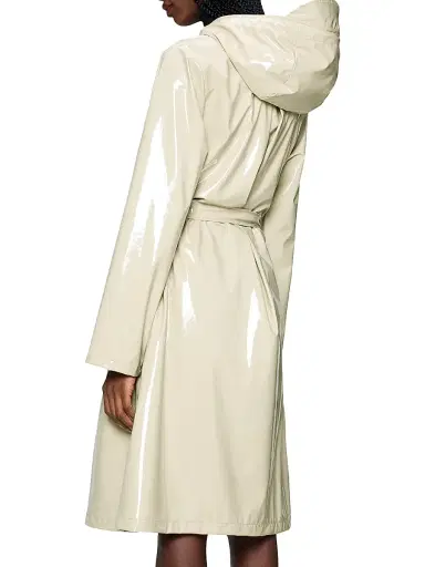 Rains Women's A-Line Longer W Jacket - Shore | Thumbnail 4 Rains Women's A-Line Longer W Jacket - Shore | Thumbnail 4
