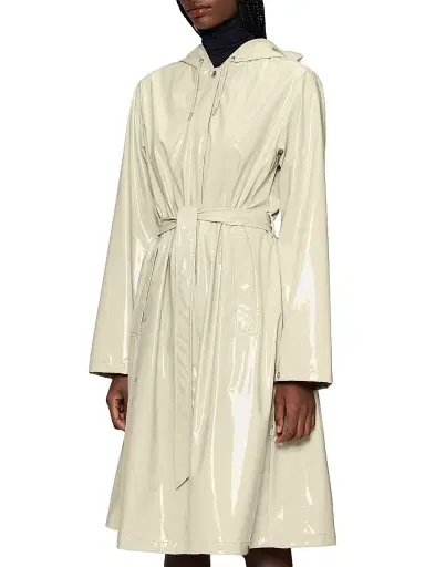 Rains Women's A-Line Longer W Jacket - Shore | Thumbnail 5 Rains Women's A-Line Longer W Jacket - Shore | Thumbnail 5