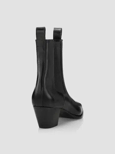 TOTEME Women's The City Boot Ankle Booties - Black - Size 5 | Thumbnail 3 TOTEME Women's The City Boot Ankle Booties - Black - Size 5 | Thumbnail 3