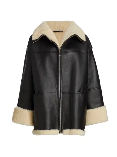 TOTEME Women's Signature Shearling Jacket | Thumbnail 1 TOTEME Women's Signature Shearling Jacket | Thumbnail 1