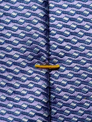 Eton Men's Geometric Silk Tie - Purple | Thumbnail 3 Eton Men's Geometric Silk Tie - Purple | Thumbnail 3