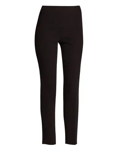 Akris Women's Melissa Double-Face Wool Pants - Black - Size 16 | Thumbnail 3 Akris Women's Melissa Double-Face Wool Pants - Black - Size 16 | Thumbnail 3