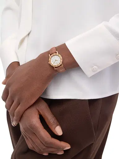 BVLGARI Women's 18K Rose Gold & Alligator Leather Strap Watch/26MM - Rose Gold | Thumbnail 3 BVLGARI Women's 18K Rose Gold & Alligator Leather Strap Watch/26MM - Rose Gold | Thumbnail 3