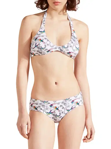 Vilebrequin Women's Rainbow Birds Bikini Top - Blanc | Thumbnail 3 Vilebrequin Women's Rainbow Birds Bikini Top - Blanc | Thumbnail 3