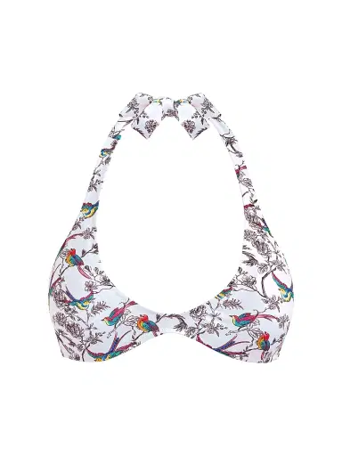 Vilebrequin Women's Rainbow Birds Bikini Top - Blanc | Thumbnail 1 Vilebrequin Women's Rainbow Birds Bikini Top - Blanc | Thumbnail 1