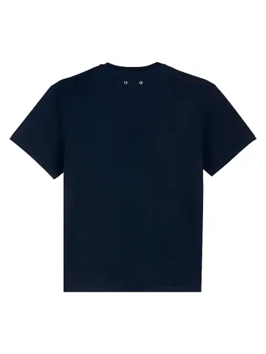Vilebrequin Men's Tareck Logo Cotton Short-Sleeve T-Shirt - Navy | Thumbnail 2 Vilebrequin Men's Tareck Logo Cotton Short-Sleeve T-Shirt - Navy | Thumbnail 2