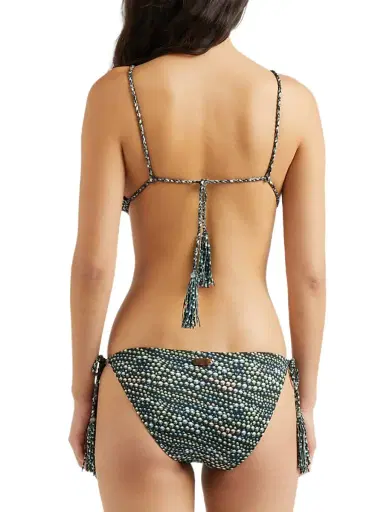 Vilebrequin Women's Pearl Jersey Triangle Bikini Top - Black Noir | Thumbnail 5 Vilebrequin Women's Pearl Jersey Triangle Bikini Top - Black Noir | Thumbnail 5