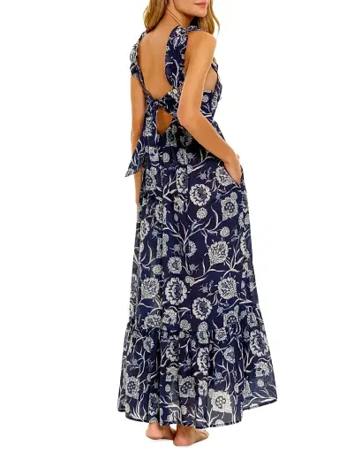 THE LAZY POET Women's Summer Soirée Mika Claire Cotton Maxi Dress | Thumbnail 3 THE LAZY POET Women's Summer Soirée Mika Claire Cotton Maxi Dress | Thumbnail 3
