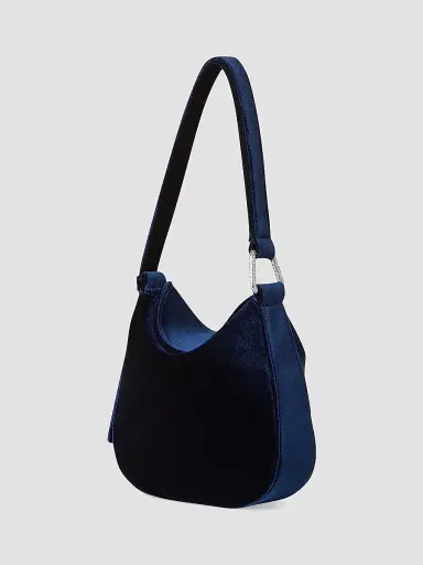Akris Women's Anna Mini Velvet Hobo Bag | Thumbnail 3 Akris Women's Anna Mini Velvet Hobo Bag | Thumbnail 3