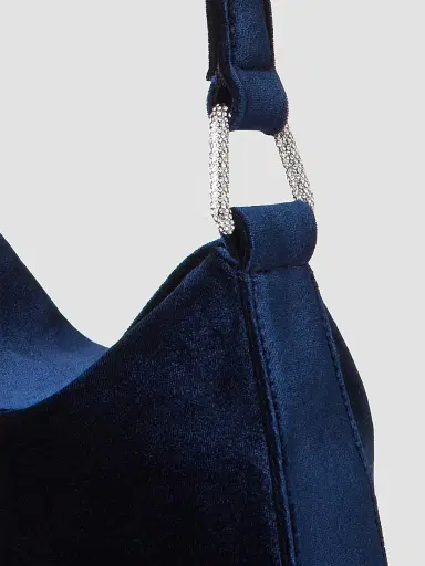 Akris Women's Anna Mini Velvet Hobo Bag | Thumbnail 4 Akris Women's Anna Mini Velvet Hobo Bag | Thumbnail 4