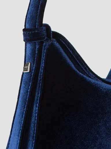 Akris Women's Anna Mini Velvet Hobo Bag | Thumbnail 5 Akris Women's Anna Mini Velvet Hobo Bag | Thumbnail 5