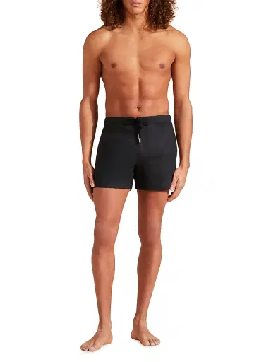 Vilebrequin Men's Linen Swim Shorts - Black - Size XXL | Thumbnail 2 Vilebrequin Men's Linen Swim Shorts - Black - Size XXL | Thumbnail 2