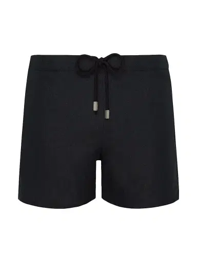 Vilebrequin Men's Linen Swim Shorts - Black - Size XXL | Thumbnail 1 Vilebrequin Men's Linen Swim Shorts - Black - Size XXL | Thumbnail 1