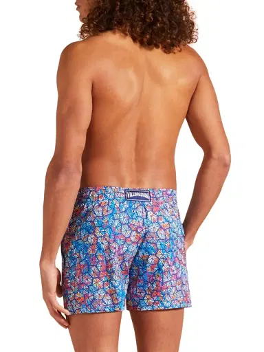 Vilebrequin Men's Carapa Abstract Swim Trunks - Blue - Size XXXL | Thumbnail 4 Vilebrequin Men's Carapa Abstract Swim Trunks - Blue - Size XXXL | Thumbnail 4