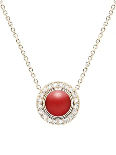 Piaget Women's Possession 18K Rose Gold, Carnelian & Diamond Pendant Necklace - Red | Thumbnail 1 Piaget Women's Possession 18K Rose Gold, Carnelian & Diamond Pendant Necklace - Red | Thumbnail 1