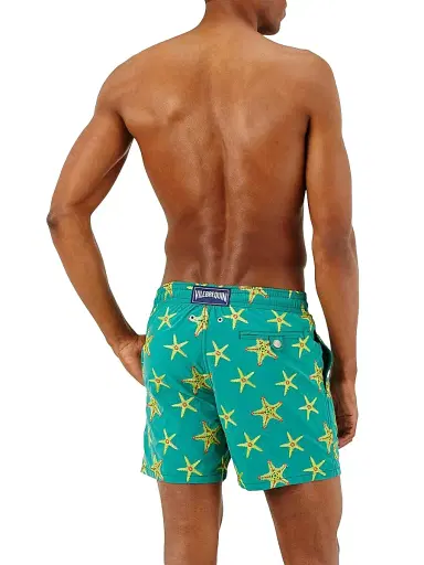 Vilebrequin Men's Starfish Embroidered Swim Shorts | Thumbnail 2 Vilebrequin Men's Starfish Embroidered Swim Shorts | Thumbnail 2