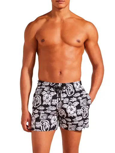 Vilebrequin Men's Tahiti Turtle Swim Trunks | Thumbnail 3 Vilebrequin Men's Tahiti Turtle Swim Trunks | Thumbnail 3