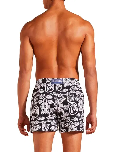 Vilebrequin Men's Tahiti Turtle Swim Trunks | Thumbnail 4 Vilebrequin Men's Tahiti Turtle Swim Trunks | Thumbnail 4