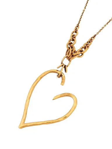 Chloé Women's Encoeur Vintage Gold Heart Pendant Necklace - Vintage Gold | Thumbnail 3 Chloé Women's Encoeur Vintage Gold Heart Pendant Necklace - Vintage Gold | Thumbnail 3
