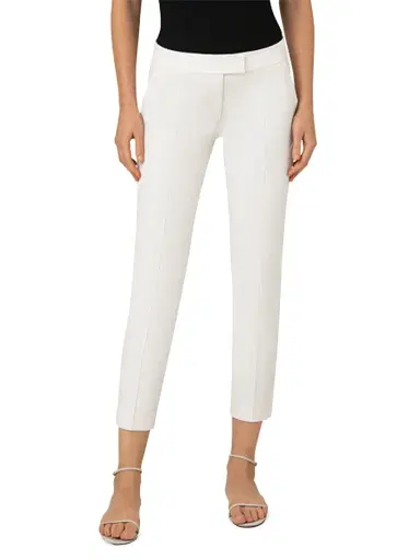 Akris punto Women's Frankie Cotton Pants - Cream - Size 18 | Thumbnail 2 Akris punto Women's Frankie Cotton Pants - Cream - Size 18 | Thumbnail 2