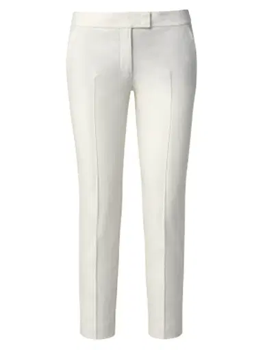Akris punto Women's Frankie Cotton Pants - Cream - Size 18 | Thumbnail 1 Akris punto Women's Frankie Cotton Pants - Cream - Size 18 | Thumbnail 1
