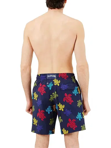 Vilebrequin Men's Okorise Turtle Swim Shorts - Navy | Thumbnail 3 Vilebrequin Men's Okorise Turtle Swim Shorts - Navy | Thumbnail 3
