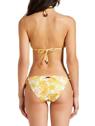 Vilebrequin Women's Tahiti Floral Triangle Bikini Top - Mais | Thumbnail 2 Vilebrequin Women's Tahiti Floral Triangle Bikini Top - Mais | Thumbnail 2
