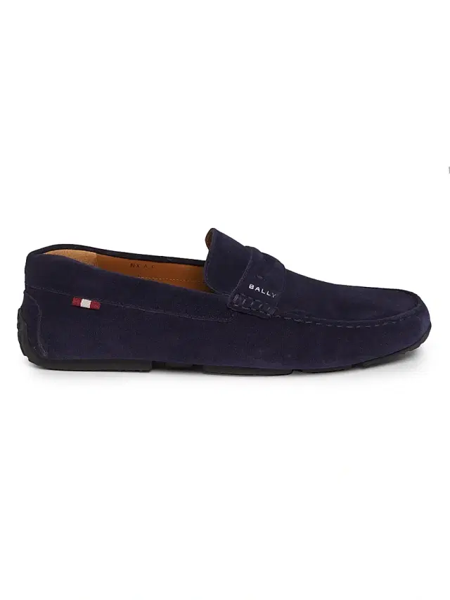 Men's Palven Suede Penny Loafers - Navy Men's Palven Suede Penny Loafers - Navy