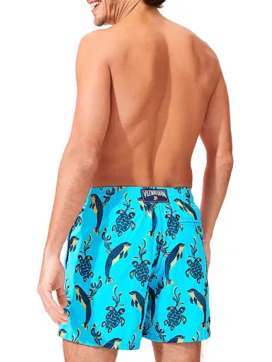 Vilebrequin Men's 2000 Vie Aquatique Embroidered Swim Trunks | Thumbnail 2 Vilebrequin Men's 2000 Vie Aquatique Embroidered Swim Trunks | Thumbnail 2