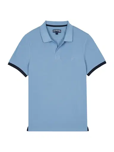 Vilebrequin Men's Palan Cotton Polo - Divin | Thumbnail 1 Vilebrequin Men's Palan Cotton Polo - Divin | Thumbnail 1