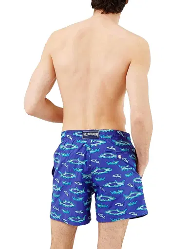 Vilebrequin Men's Requins Embroidered Swim Shorts | Thumbnail 2 Vilebrequin Men's Requins Embroidered Swim Shorts | Thumbnail 2