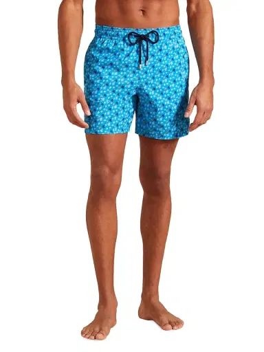 Vilebrequin Men's Turtle Swim Trunks - Hawaiian Blue - Size Small | Thumbnail 4 Vilebrequin Men's Turtle Swim Trunks - Hawaiian Blue - Size Small | Thumbnail 4