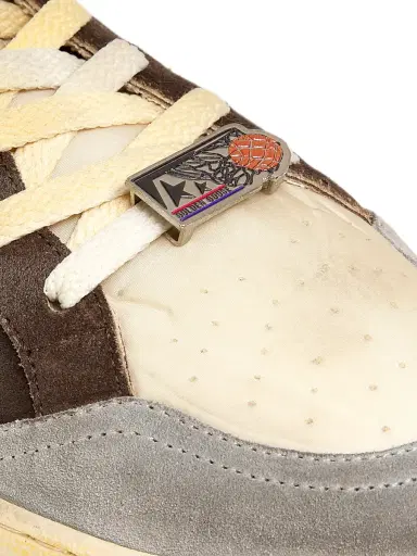 Golden Goose Men's Ballstar Spur Star Leather Sneakers - Dark Brown Multi | Thumbnail 5 Golden Goose Men's Ballstar Spur Star Leather Sneakers - Dark Brown Multi | Thumbnail 5