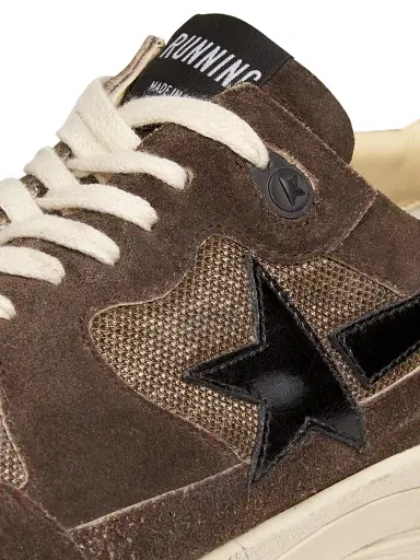 Golden Goose Men's Running Sole Leopard-Star Leather Sneakers - Mustang Black | Thumbnail 5 Golden Goose Men's Running Sole Leopard-Star Leather Sneakers - Mustang Black | Thumbnail 5