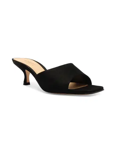 Schutz Women's Dethalia 65MM Suede Sandals - Black | Thumbnail 2 Schutz Women's Dethalia 65MM Suede Sandals - Black | Thumbnail 2