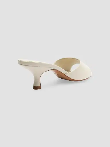 Schutz Women's Dethalia 63MM Leather Sandals - Pearl | Thumbnail 3 Schutz Women's Dethalia 63MM Leather Sandals - Pearl | Thumbnail 3