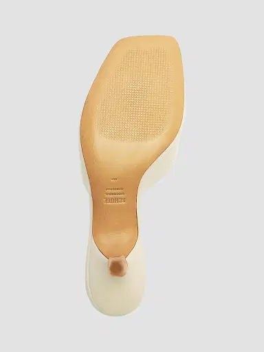 Schutz Women's Dethalia 63MM Leather Sandals - Pearl | Thumbnail 8 Schutz Women's Dethalia 63MM Leather Sandals - Pearl | Thumbnail 8