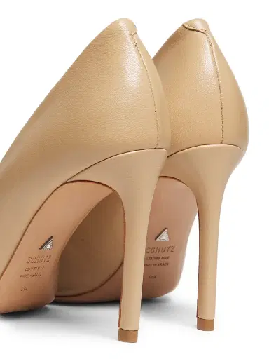 Schutz Women's Lou 100MM Leather Stiletto Pumps | Thumbnail 3 Schutz Women's Lou 100MM Leather Stiletto Pumps | Thumbnail 3