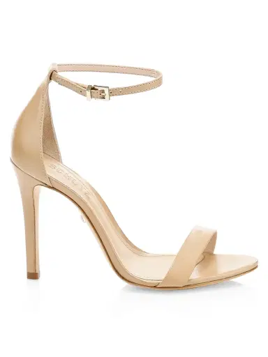 Schutz Women's Cadey-Lee Leather Ankle-Strap Sandals - Beige | Thumbnail 1 Schutz Women's Cadey-Lee Leather Ankle-Strap Sandals - Beige | Thumbnail 1