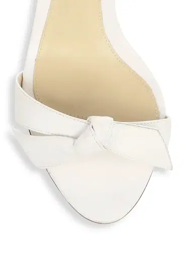 Alexandre Birman Women's Clarita Bow Leather Sandals - White - Size 5.5 | Thumbnail 4 Alexandre Birman Women's Clarita Bow Leather Sandals - White - Size 5.5 | Thumbnail 4