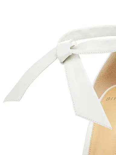 Alexandre Birman Women's Clarita Bow Leather Sandals - White - Size 5.5 | Thumbnail 5 Alexandre Birman Women's Clarita Bow Leather Sandals - White - Size 5.5 | Thumbnail 5